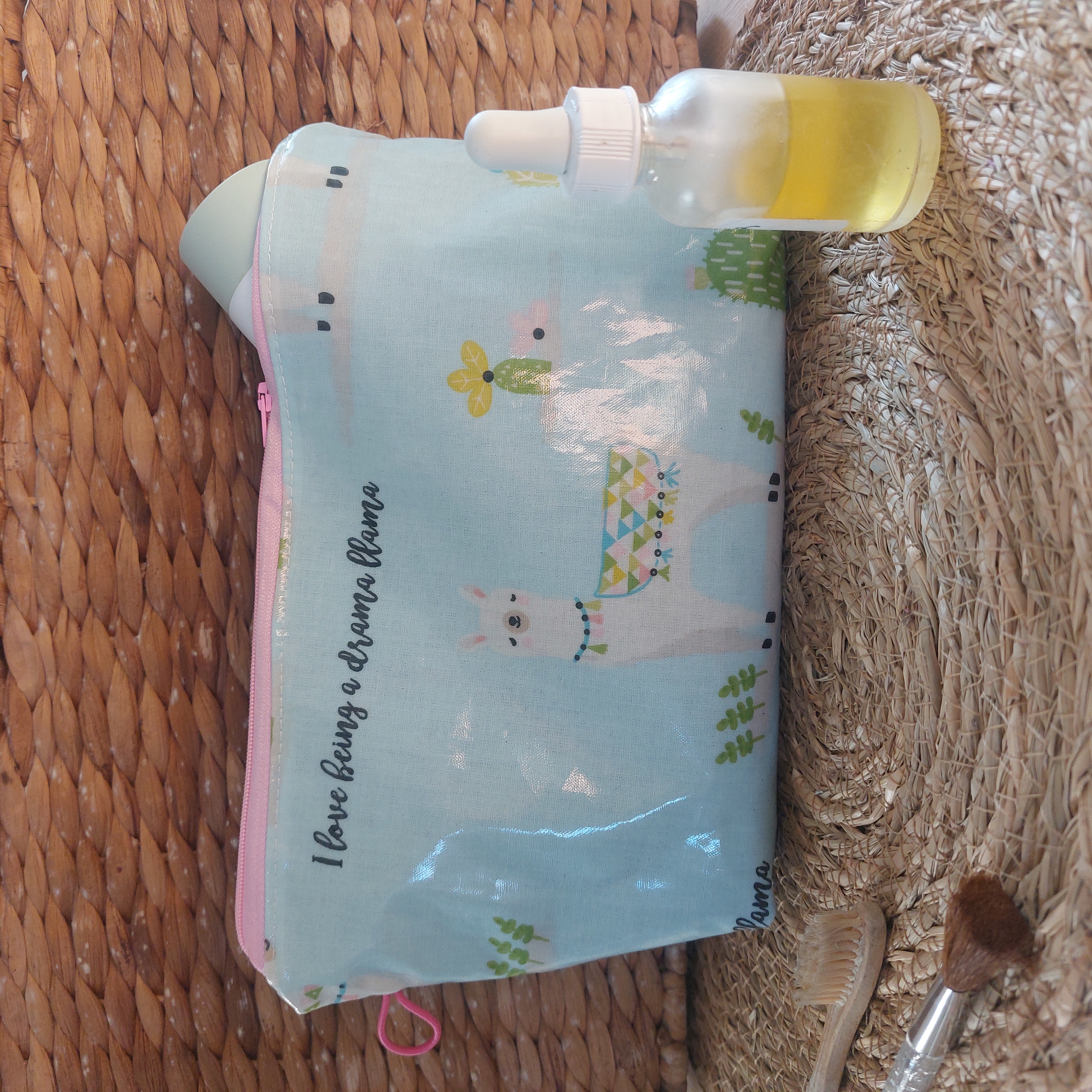 Trousse école ou de toilette, grande taille, motif carte du monde--2227206102569