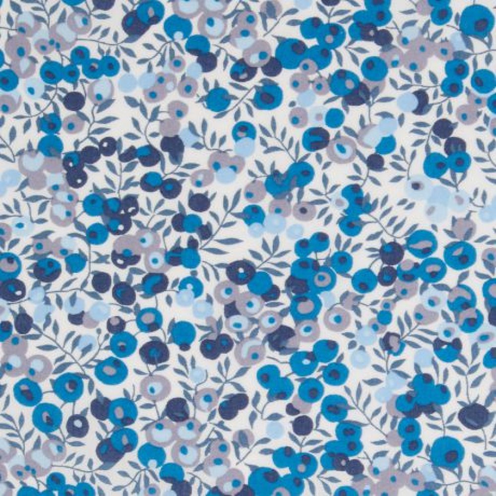 Attache doudou bleu Liberty Wiltshire bleu--9995923017574