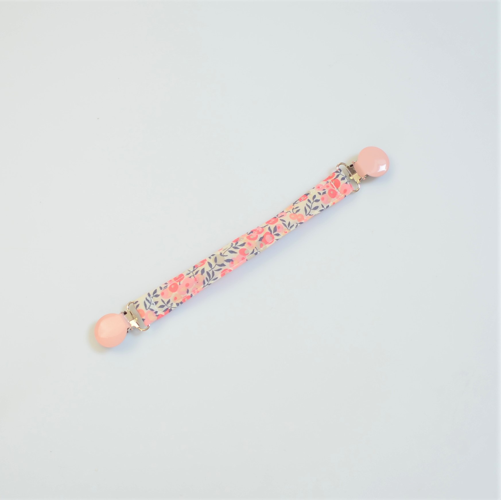 Attache doudou Liberty Wiltshire pois de senteur--9995971556926