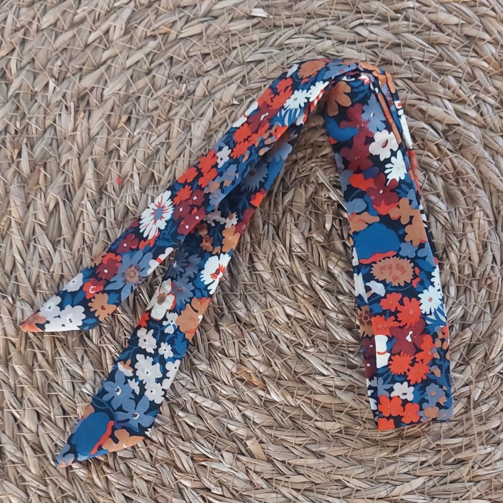 Bracelet foulard femme à nouer Thorpe automne pour cadran montre--2226287737134