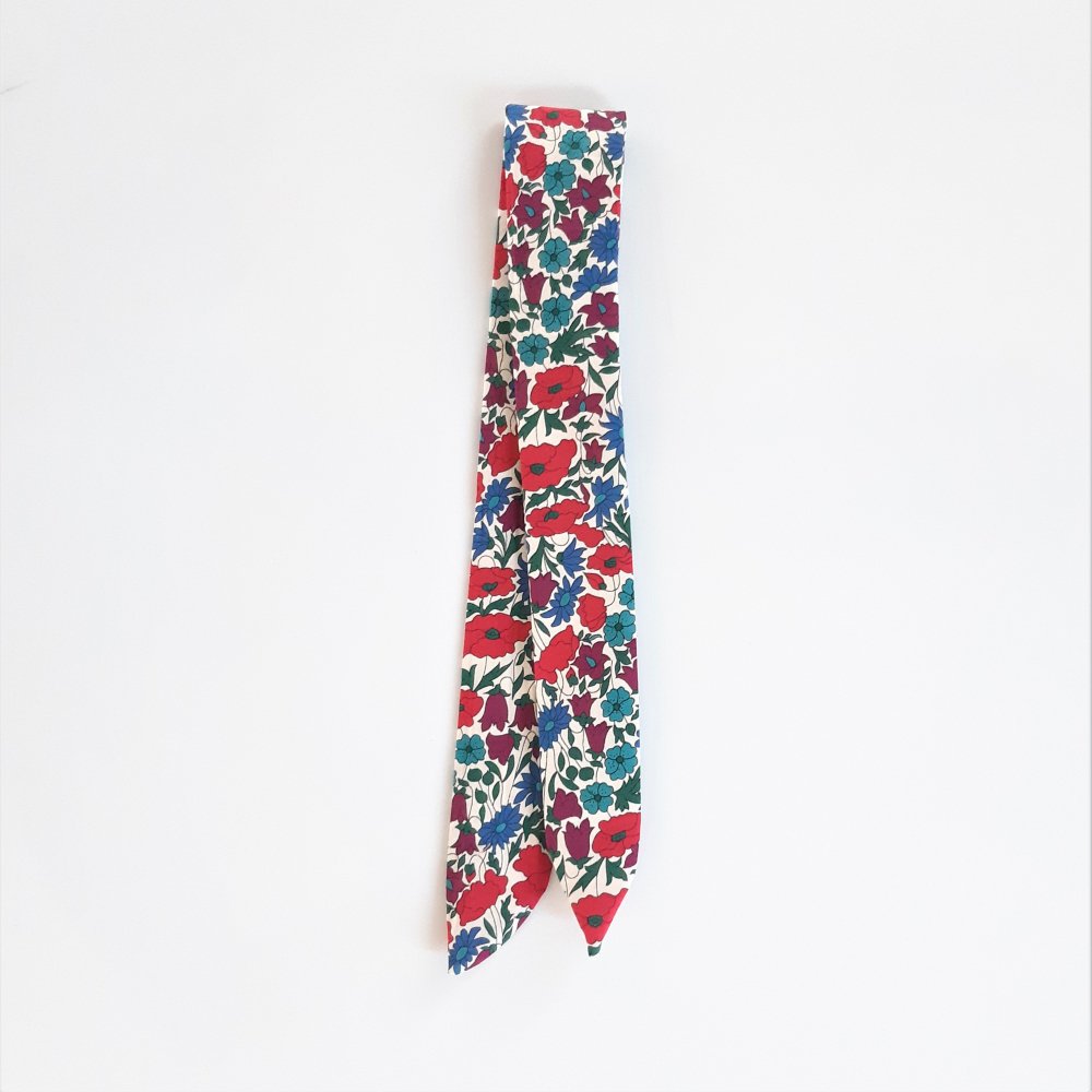 Bracelet femme foulard à nouer Poppy and daisy canard pour cadran montre--2226287739268