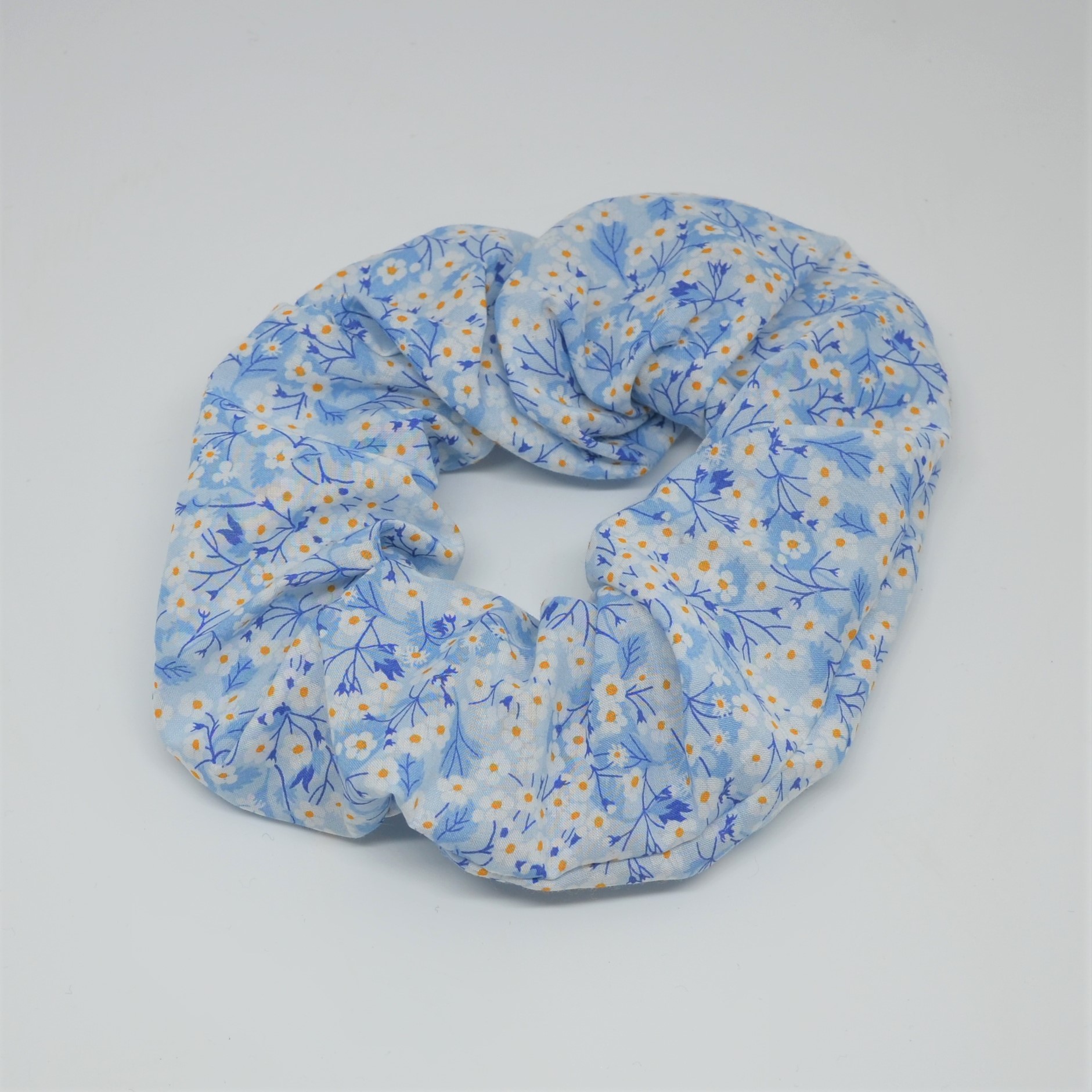 Chouchou cheveux scrunchie liberty Mitsi valeria bleu--9996055198575