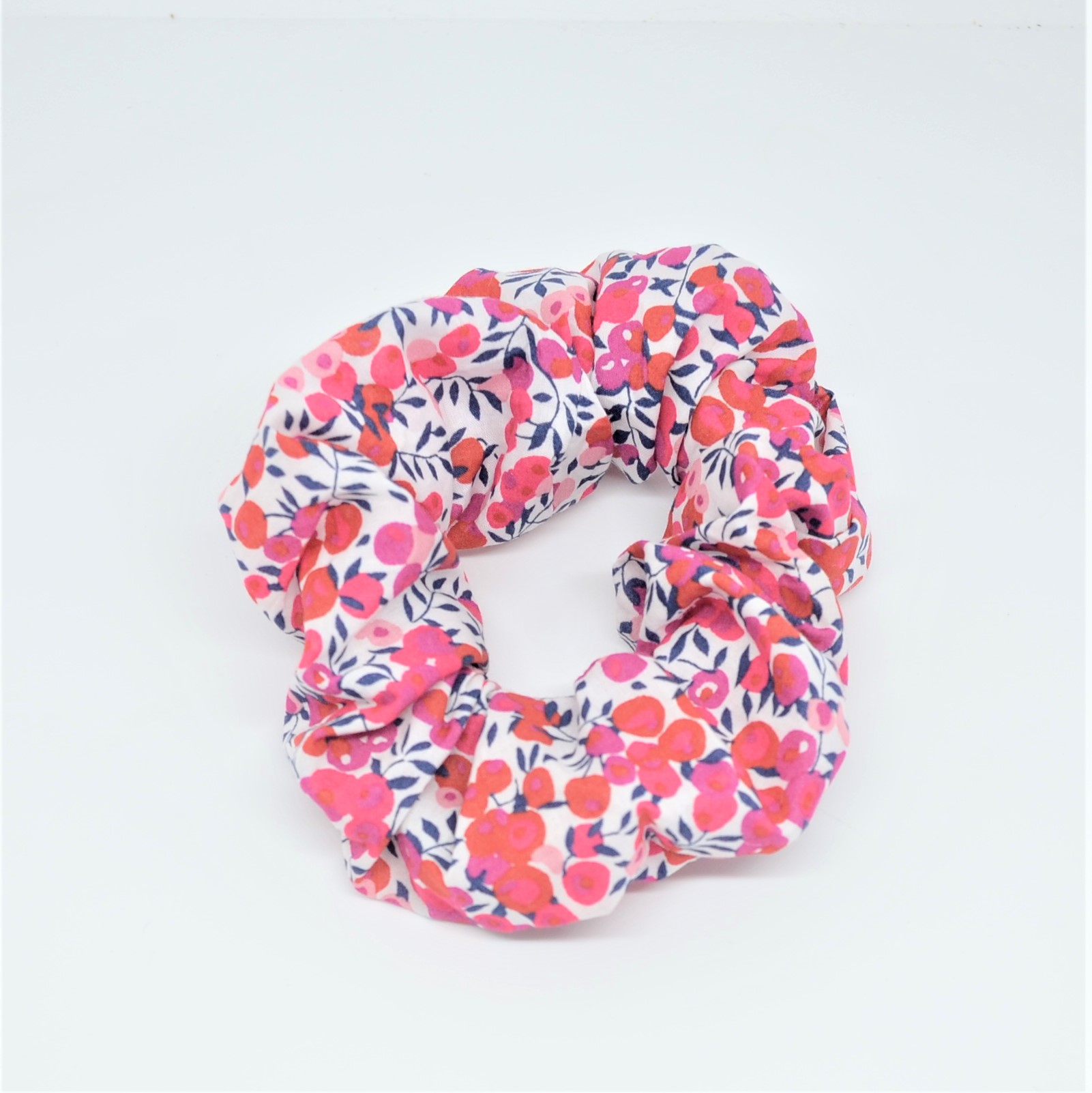 Chouchou cheveux scrunchie liberty Wiltshire rouge--9996010490027