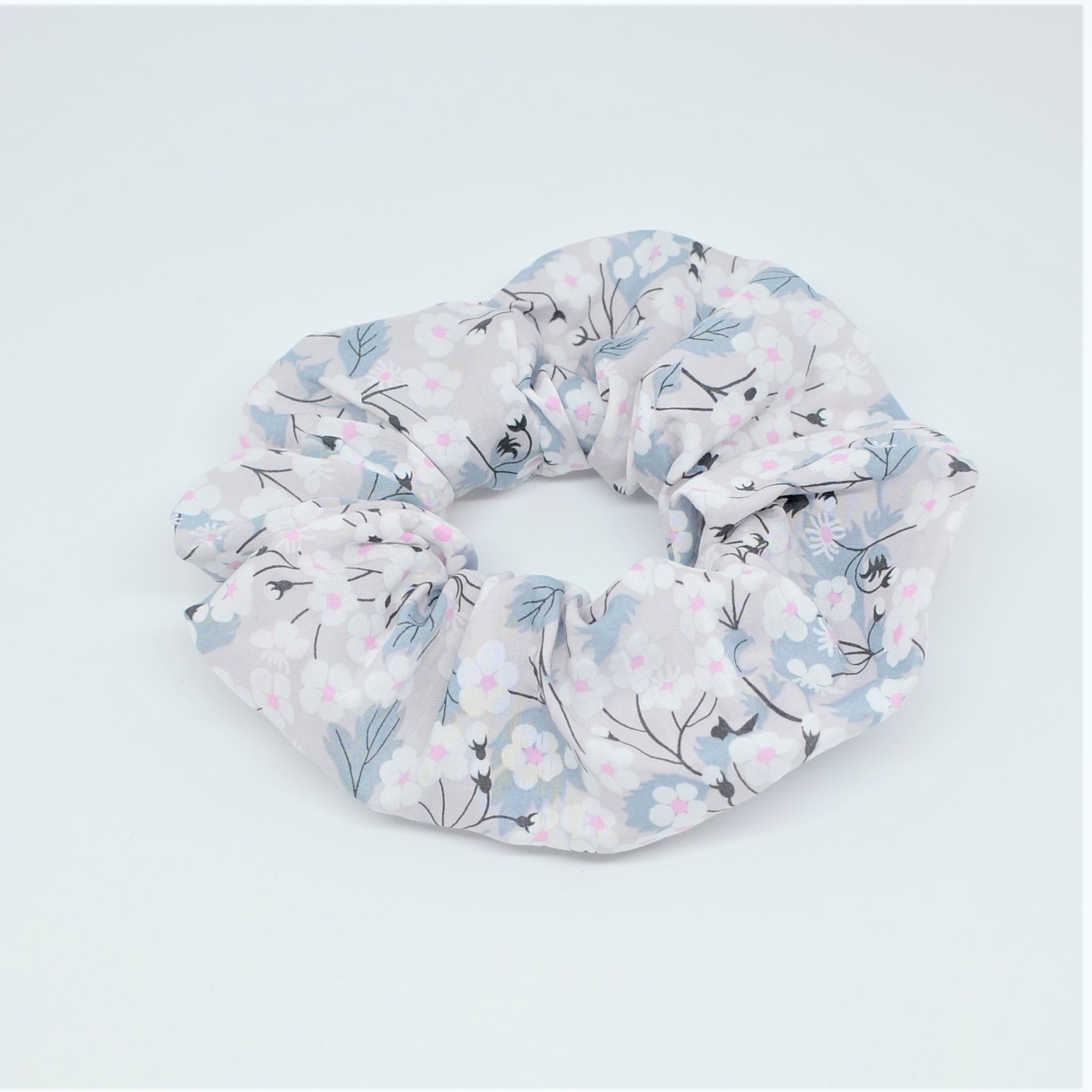 Chouchou cheveux scrunchie liberty Mitsi grey--9996010523312