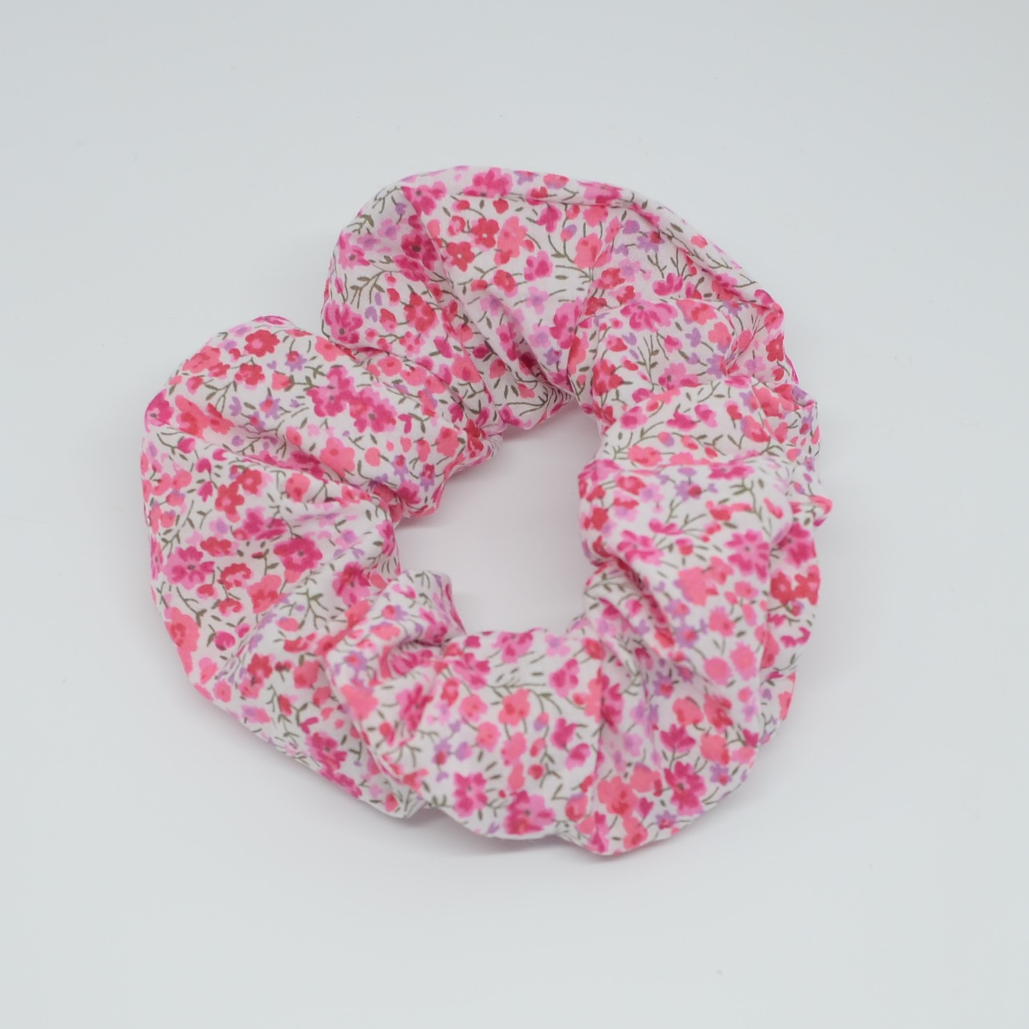 Chouchou cheveux scrunchie liberty Phoebe rose--9996010512590