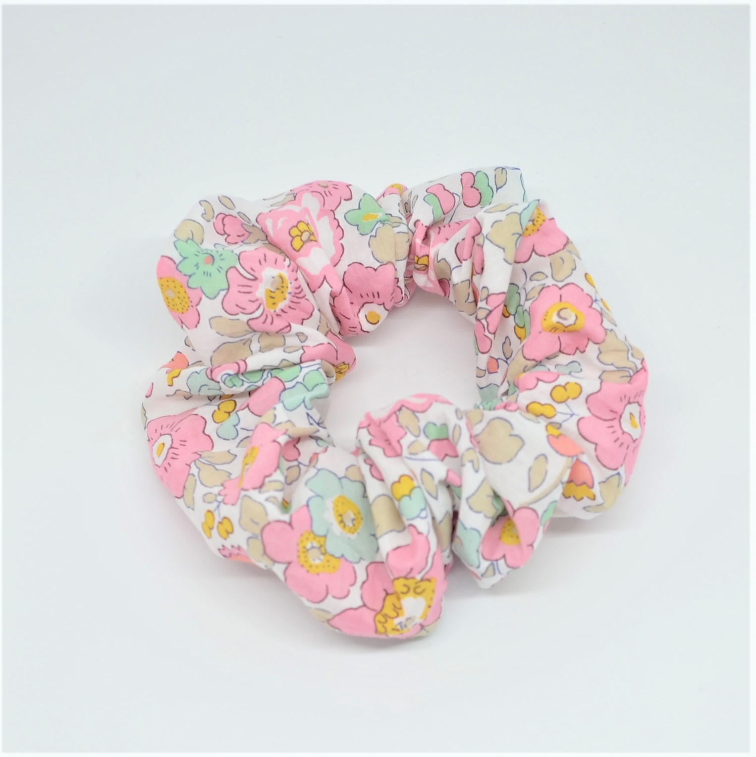 Chouchou cheveux scrunchie liberty Betsy rose--9996010514341