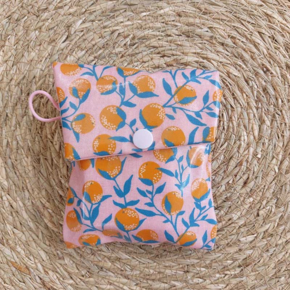 Etui impermeable motif petits fruits, pochette brosse à dent/dentifrice et sa pochette savon motif oranges--2227216521466