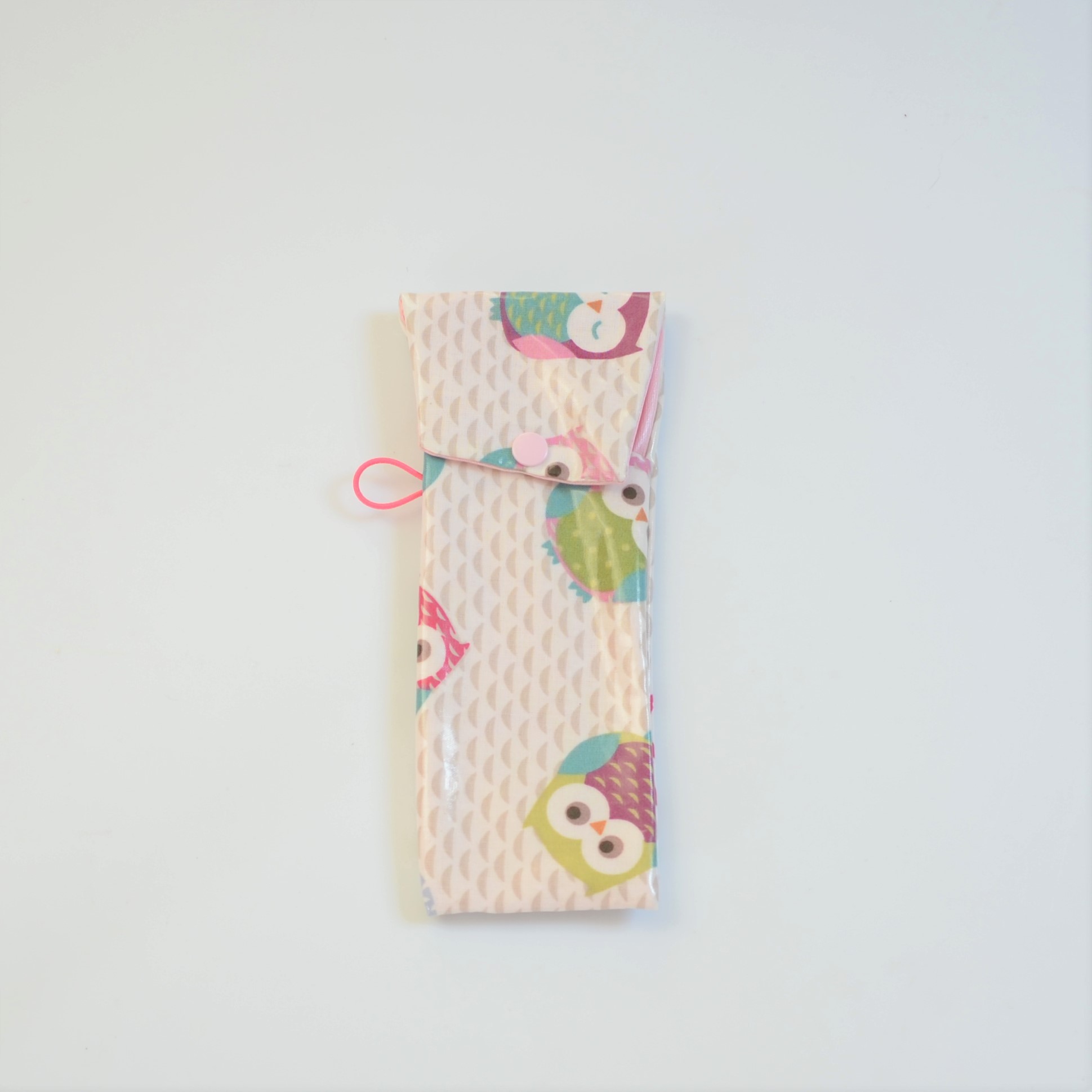 Etui imperméable pour brosse à dent et dentifrice motif chouettes--9995825785823