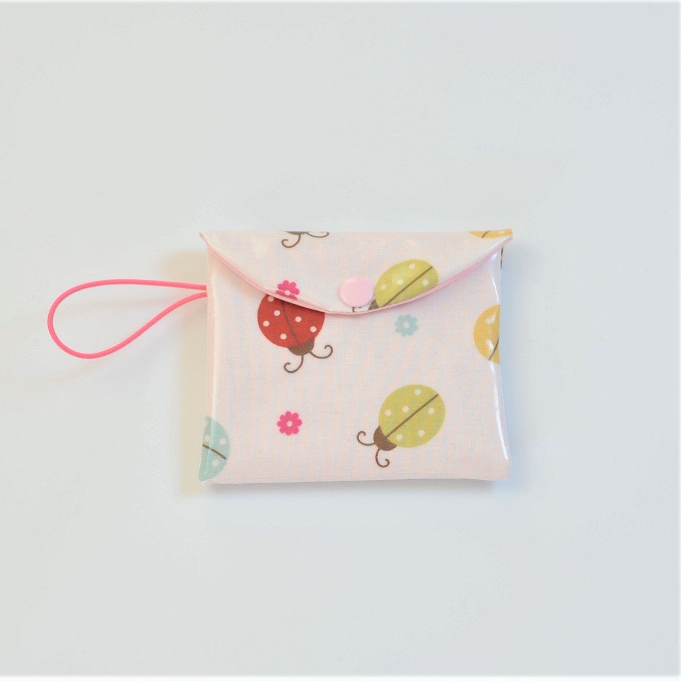 Pochette savon imperméable motif coccinelle--9995971536591
