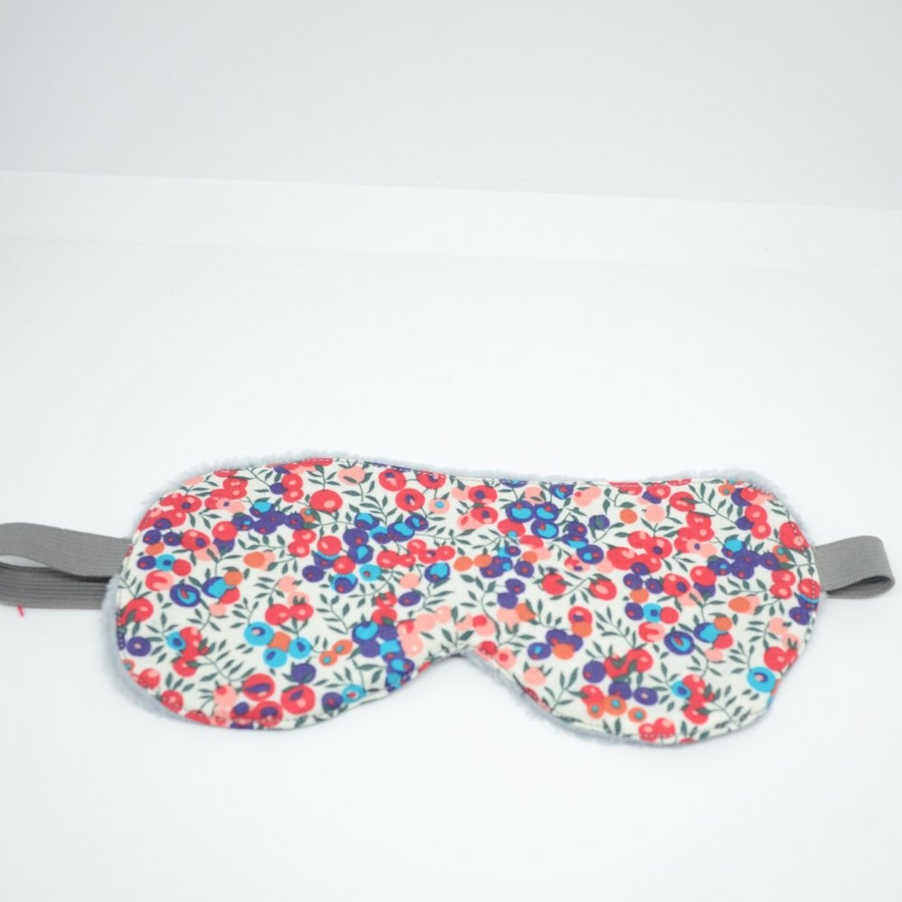 Masque de sommeil Liberty Wiltshire rouge et bleu--9995755842603