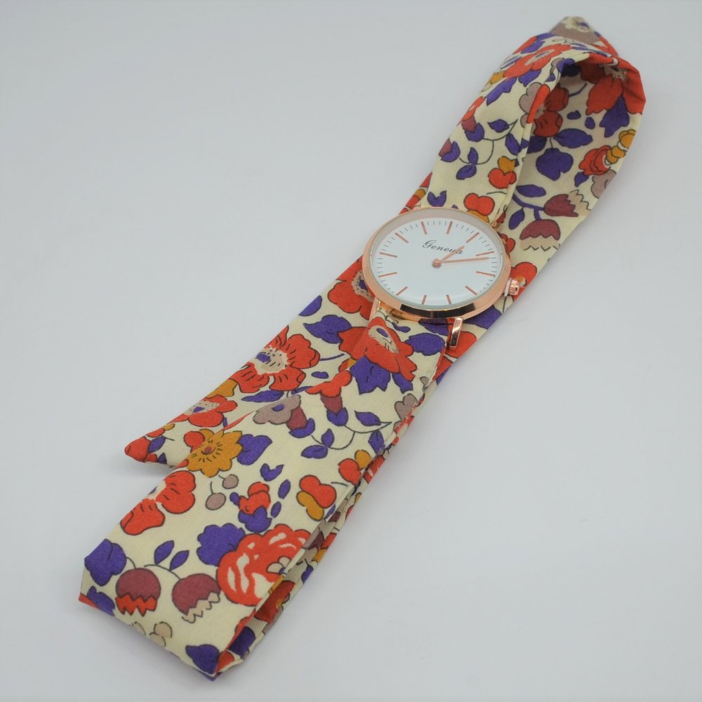 Montre foulard à nouer bracelet Liberty Betsy automne--9996052587136