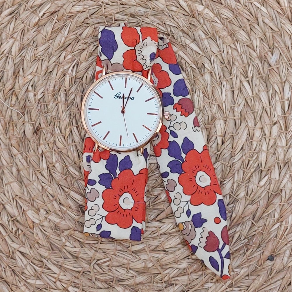 Montre foulard à nouer bracelet Liberty Betsy automne--9996052587136