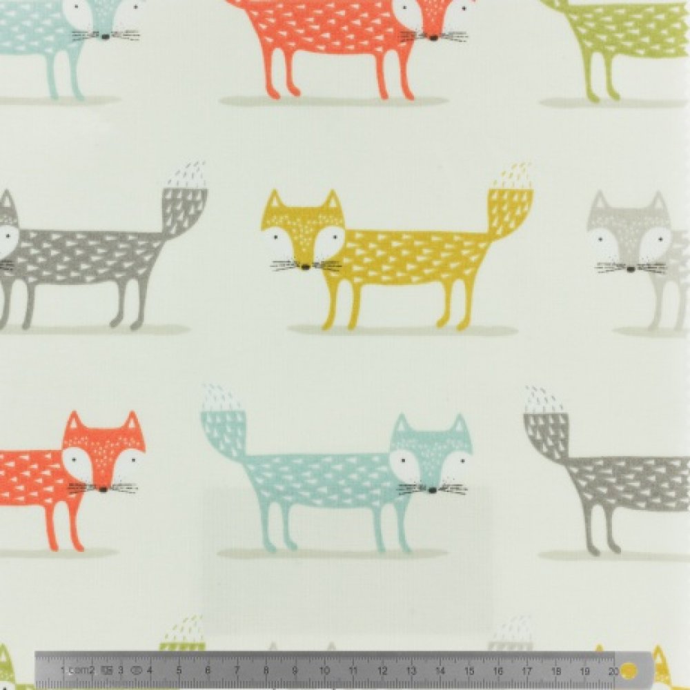 Serviette élastiquée imperméable renard/pompier--2226927095808