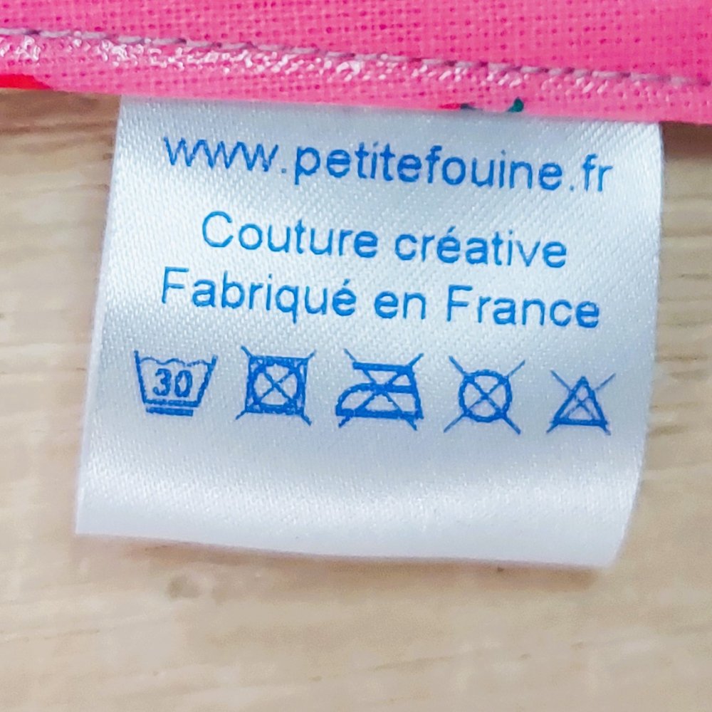Serviette élastiquée imperméable renard/pompier--2226927095808