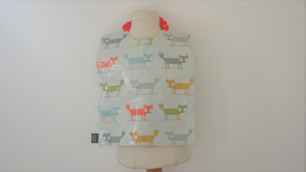 Serviette élastiquée imperméable renard/ véhicules--9995471270704