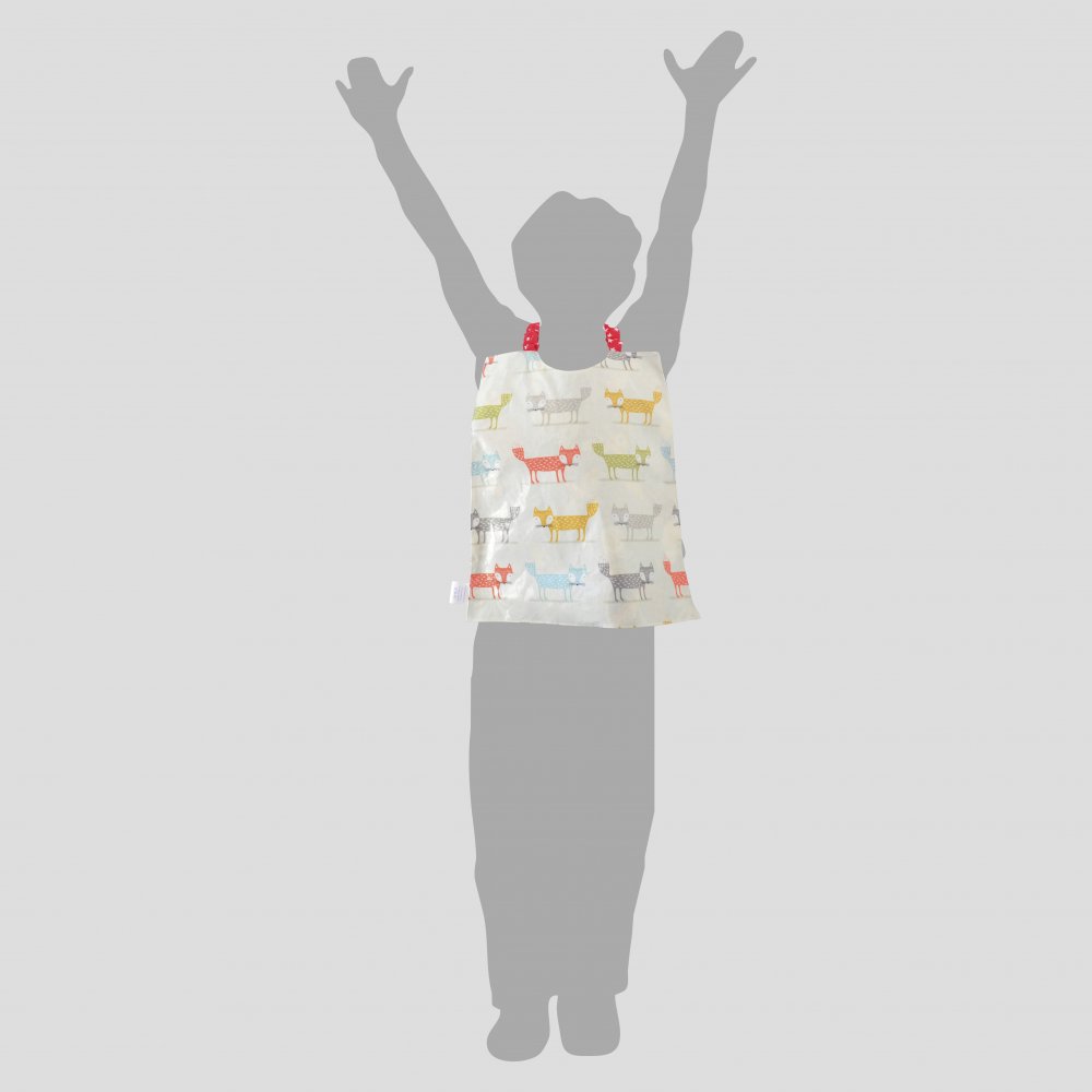 Serviette maternelle élastiquée + pochette + lingette renard/jungle--2226594481416