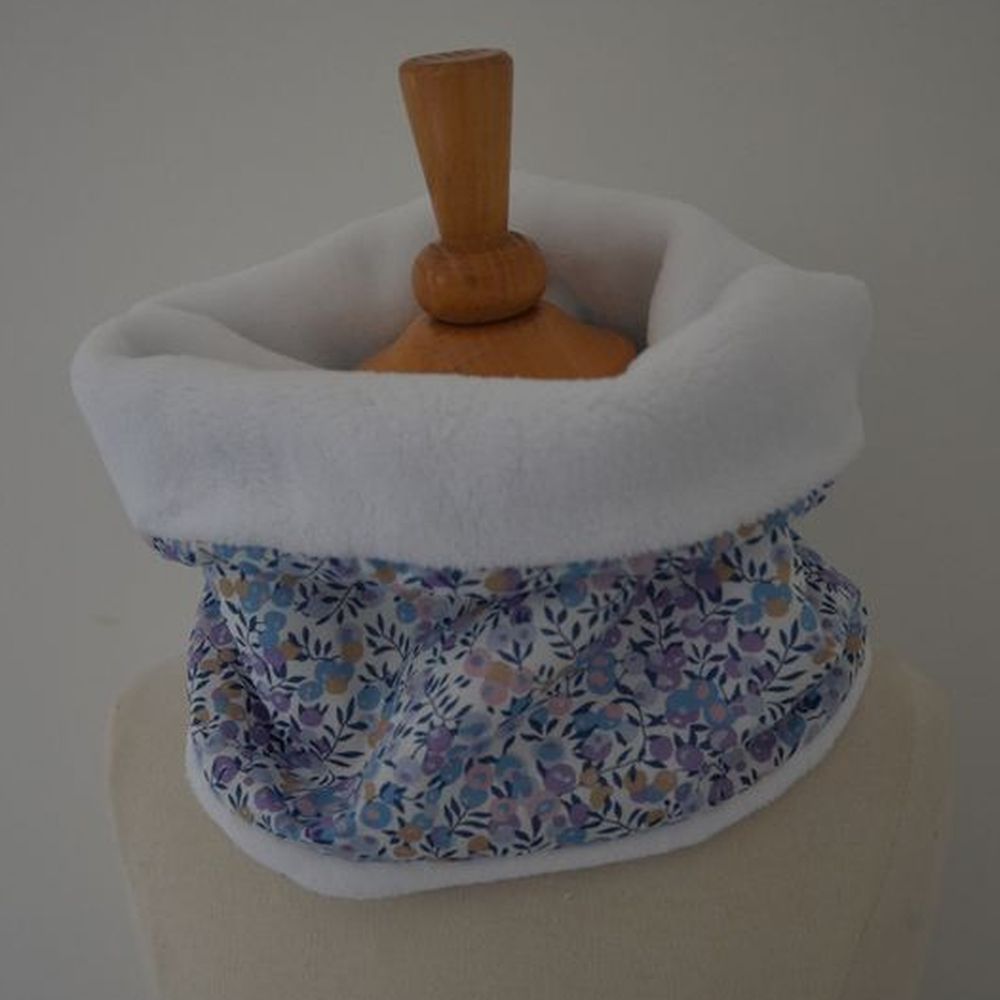 Snood tour de cou Liberty of London Wiltshire lavande--9995410189944