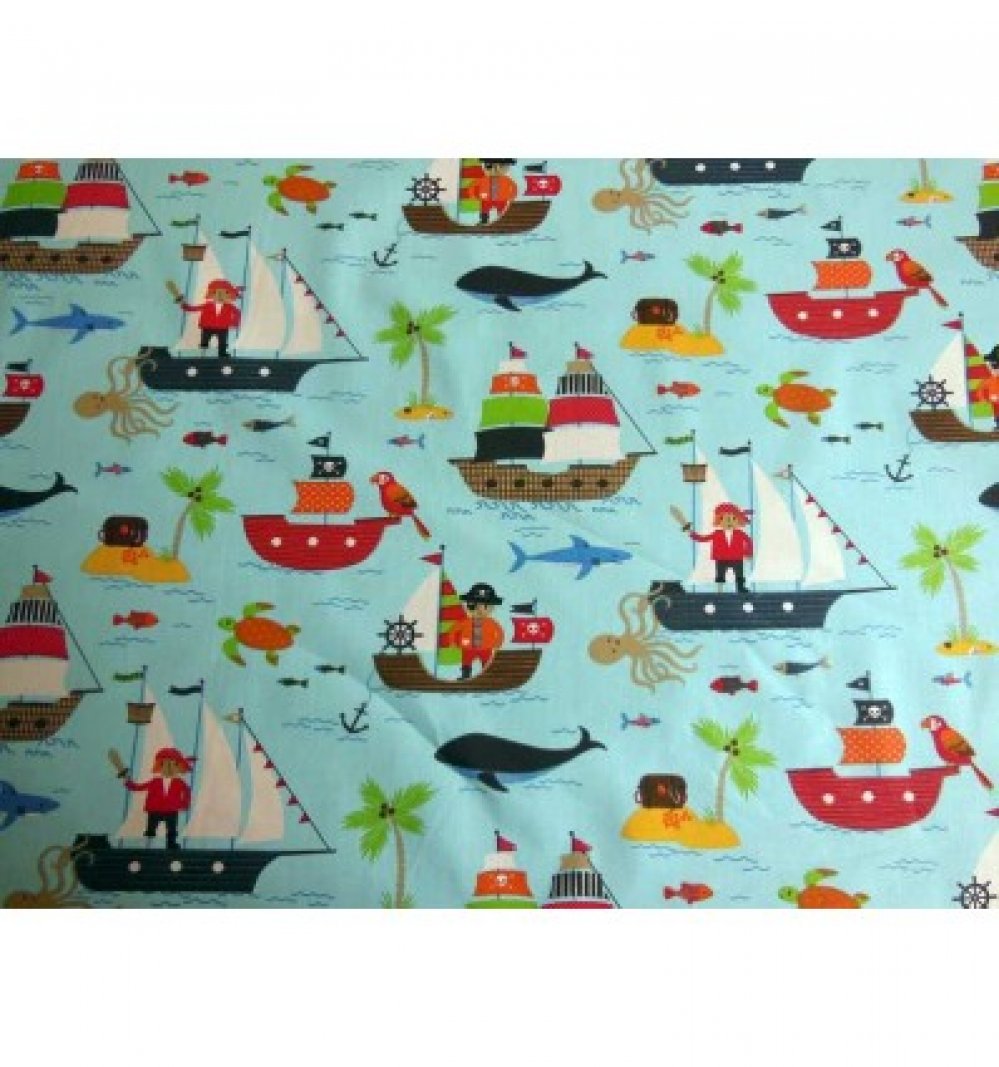 Tablier enfant tissu poissons