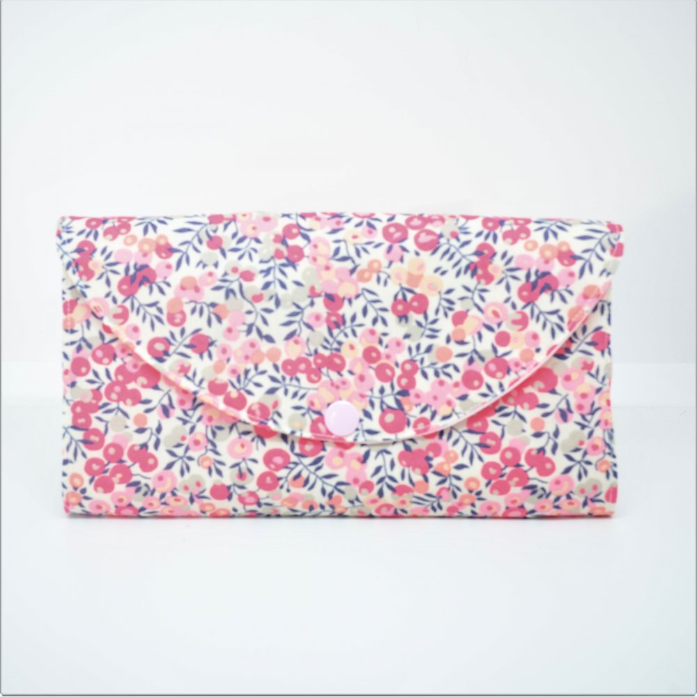 Trousse nomade rangement pour bijoux Liberty Wiltshire pois de senteur--9995869803101