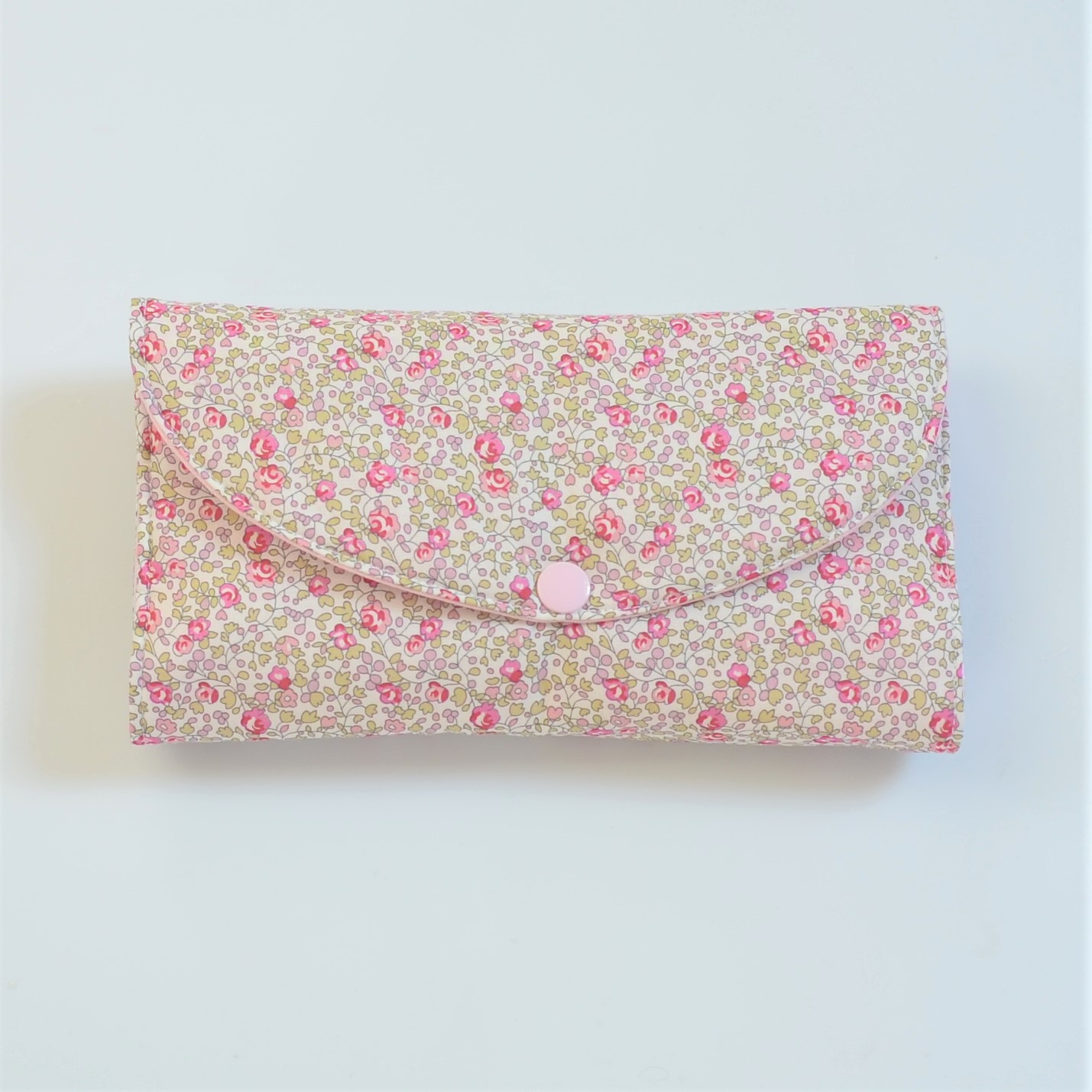 Trousse nomade rangement pour bijoux Liberty Eloise rose--9995971561111