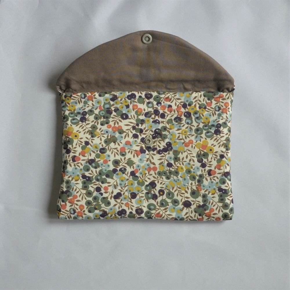 Trousse plate doublée Liberty wiltshire automne--9995403829741