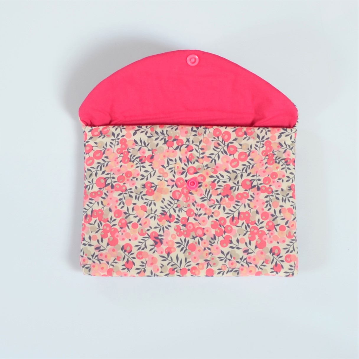 Trousse plate doublée Liberty Wiltshire pois de senteur--9996053851854