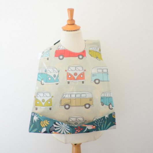 Maxi Bavoir Imperméable Réversible avec Poche Récupération combi/jungle