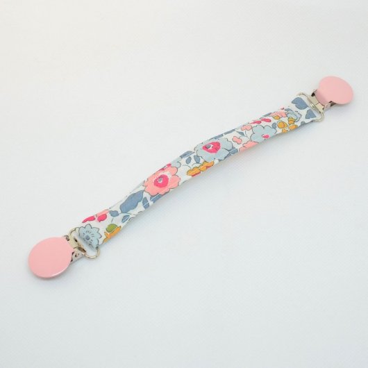 Attache doudou Liberty Betsy porcelaine