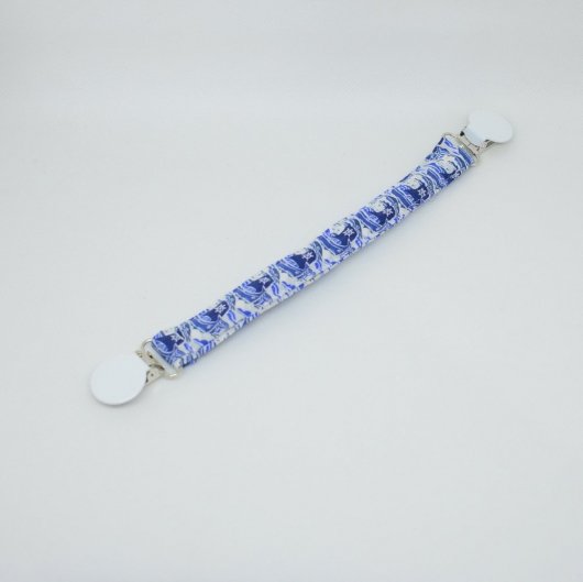 Attache doudou Liberty Samols bleu