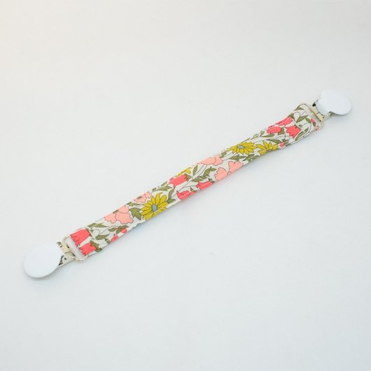 Attache doudou Liberty Poppy and daisy venus
