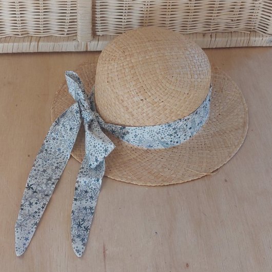 Ceinture cérémonie multi fonction tissu liberty Adeladja grey