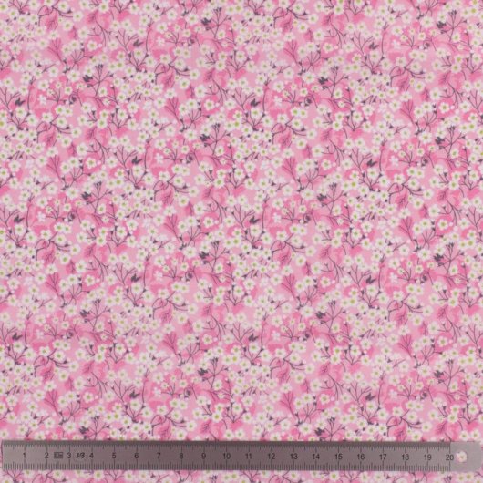 Couverture doudou Liberty Mitsi valeria rose