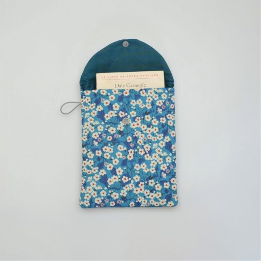 Etui liseuse/livre Liberty Mitsi blue deep