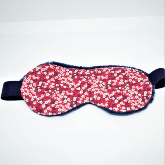 Masque de sommeil Liberty Mitsi valeria rouge