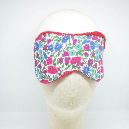 Cache yeux Liberty Poppy and daisy canard