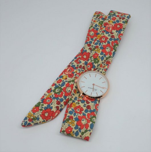 Montre foulard bracelet femme Liberty Betsy automne