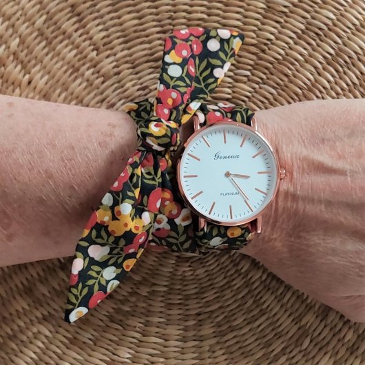 Montre femme ruban bracelet Liberty Wiltshire septembre