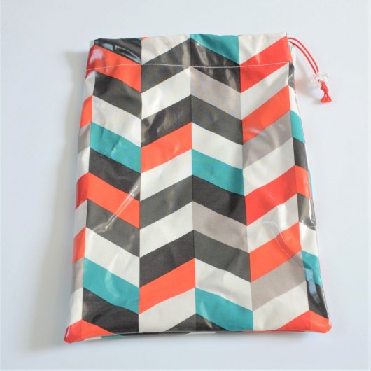 Sac gouter/piscine imperméable Chevron