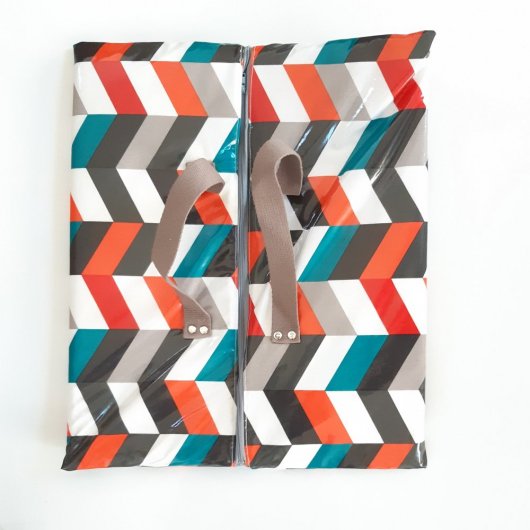 SAC A TARTE ISOTHERME ET ZIP chevron
