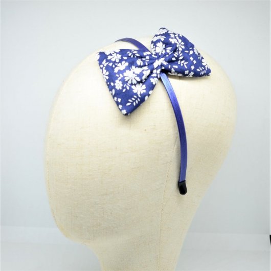 Serre tete noeud Liberty Capel bleu marine