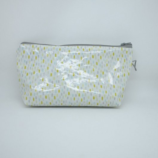 Trousse maxi imperméable, motif gouttes