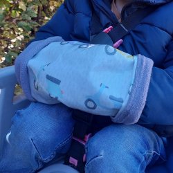 Moufles main enfant vélo/poussette protection imperméable et chaude scooter