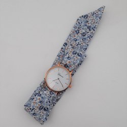 Montre à nouer bracelet Liberty Eloise bleu