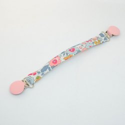 Attache doudou Liberty Betsy porcelaine