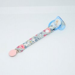 Attache tétine Liberty Betsy porcelaine