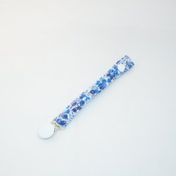 Attache tétine Liberty Wiltshire bleu