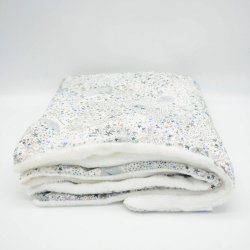 Couverture doudou Liberty Adeladja grey