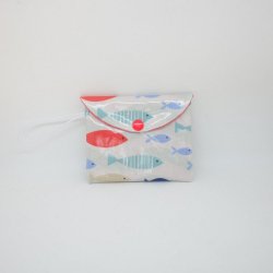 Etui imperméable  savon motif poissons