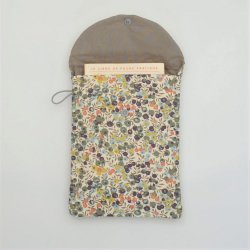 COMMANDE ANTOINE OLD Etui liseuse/livre Liberty Wiltshire BLEU