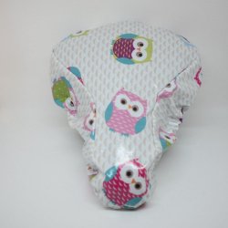 Housse pour selle de vélo, imperméable en tissu chouette/hiboux